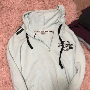 Pink teal hoodie